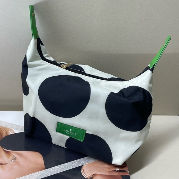 (new) Kate Spade costmetic pouch /travel kit toiletries polka dot - Picture 5 of 11